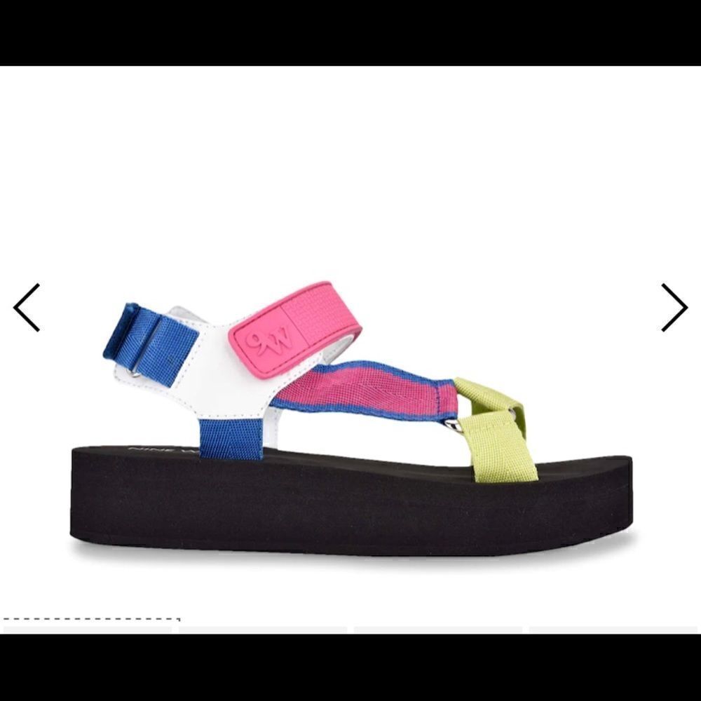Nine West TOMORO 2 PLATFORM SANDAL - Picture 2 of 14